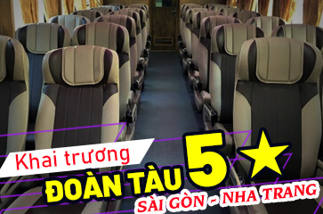 Khai Trương Đoàn Tàu ‘5 Sao’ Tuyến Sài Gòn – Nha Trang