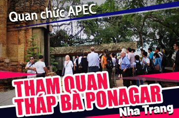 Quan Chức APEC Đến Thăm Tháp Bà Ponagar Ở Nha Trang