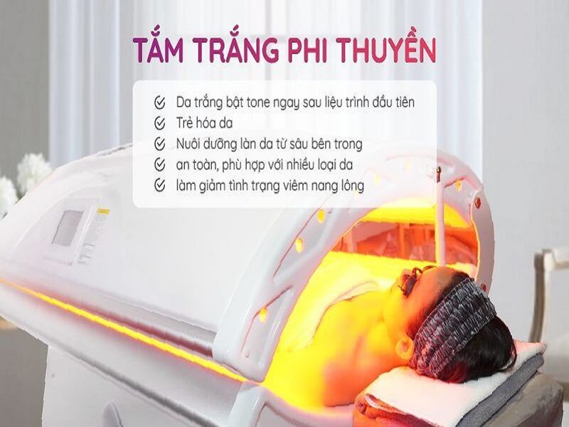 Phương pháp tắm trắng phi thuyền tại Seoul Spa