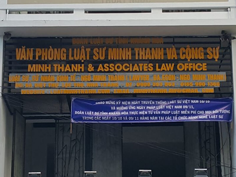 Luật Sư Minh Thanh Nha Trang